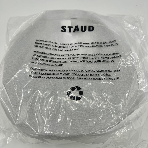 NWT Staud Mini Moon Purse in Polished Black Leather, Crossbody Bag , Brand NEW - Picture 16 of 16